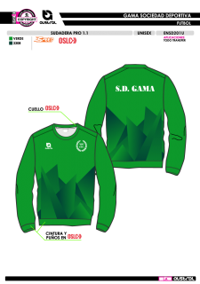 Sudadera PRO 1.1 - Verde 2