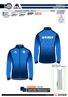 Chaq. Chándal PRO 2.3 - Marino 2