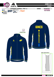 Chaq. Chándal PRO 1.6 - Marino 2