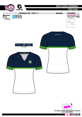 Camiseta MC PRO 1.1 - Marino