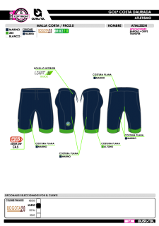 Malla Corta PRO 2.0 - Marino 2