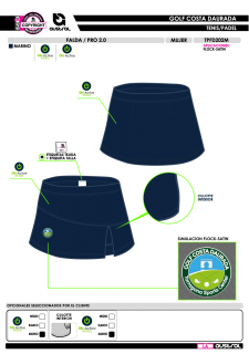 Falda PRO 2.0 - Marino 2