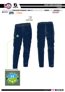 Pant. Chandal PRO 1.1 - Marino 2