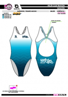 Bañador Tirante Ancho - Azul 2