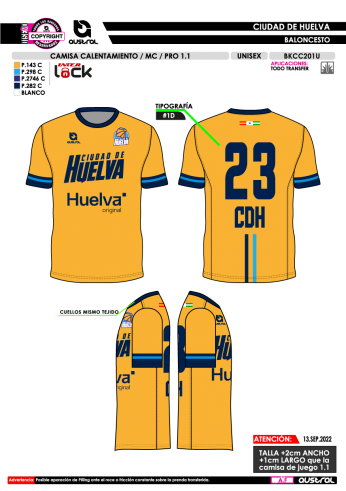 Camisa MC PRO 1.1 - Naranja