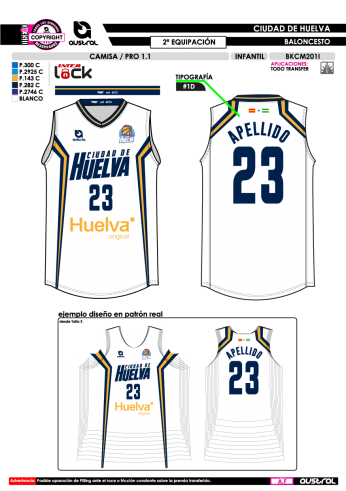 Camisa PRO 1.1 - 2º Equipación - Blanco