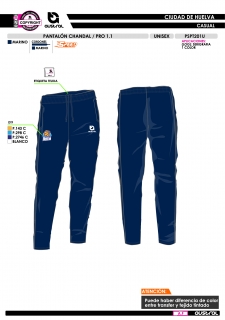 Pant. Chándal PRO 1.1 - Marino 2
