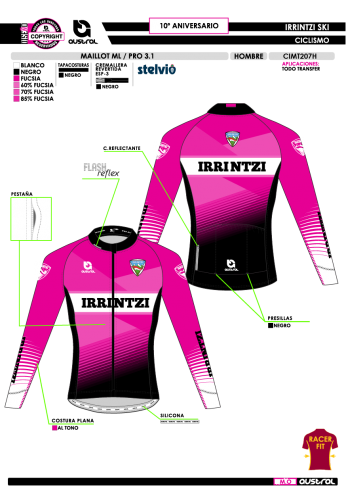 Maillot ml PRO 3.1 - 10º Aniversario...