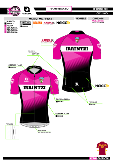 Maillot mc PRO 3.1 - 10º... 2