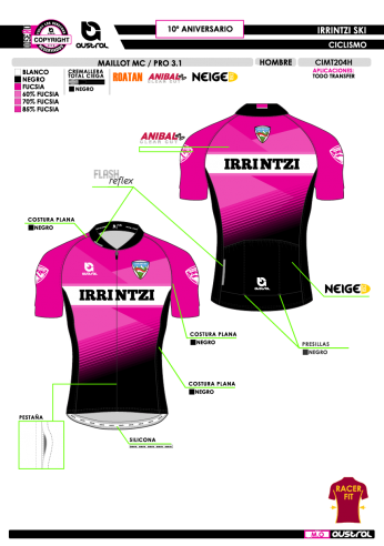 Maillot mc PRO 3.1 - 10º Aniversario...