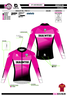 Maillot ml PRO 3.1 - 10º... 2