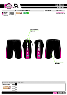 Malla corta PRO 1.1 - Negro 2