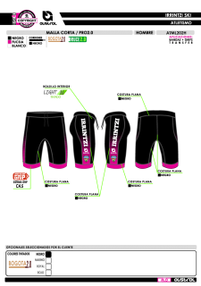 Malla corta PRO 2.0 - Negro 2