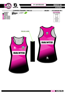 Camiseta tirantes PRO 2.0 -... 2