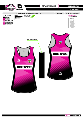 Camiseta tirantes PRO 2.0 - 10º...