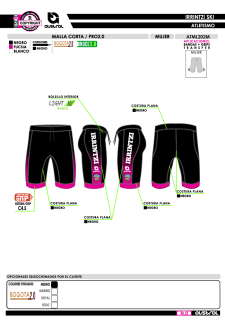 Malla corta PRO 2.0 - Negro 2