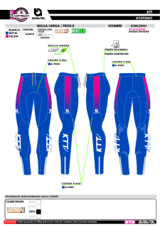 Malla larga PRO 2.0 - Royal 2