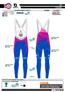 Culotte largo PRO 3.1 - Royal 2