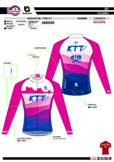 Maillot ML PRO 3.1 - Royal 2