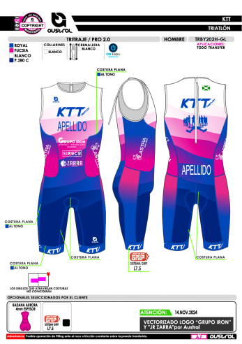 Tritraje PRO 2.0 - Royal