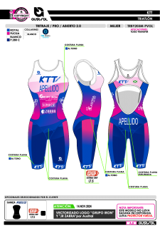 Tritraje abierto PRO 2.0 -... 2