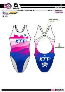 Bañador Tirante Ancho - Royal 2