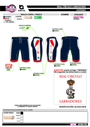 Malla corta PRO 2.0 - Marino