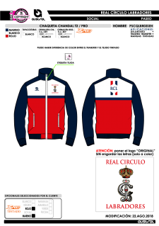Chaqueta chandal T2 PRO -... 2