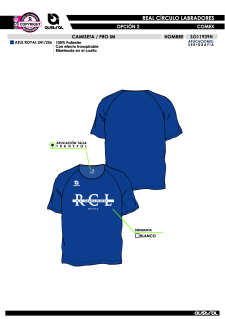 Camiseta sporty - Azul 2