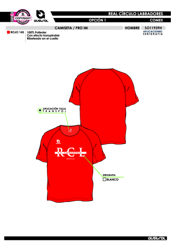 Camiseta sporty - Rojo