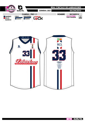 Camisa PRO 1.1 - General 2021- Blanco