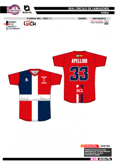 Camisa MC PRO 1.1 - Rojo