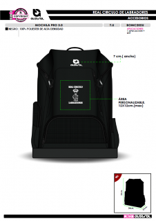 Mochila PRO 3.0 CG - Negro
