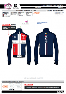 Chaqueta Chandal T2 PRO -...