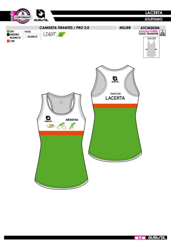 Camiseta Tirantes PRO 2.0 - Blanco