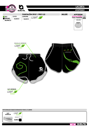 Pant.  Split 2.0 - Negro