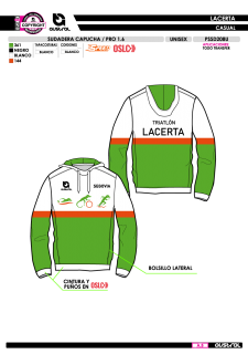 Sudadera Capucha PRO 1.6 -... 2