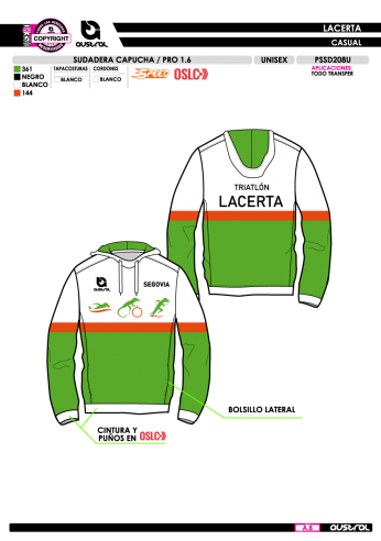 Sudadera Capucha PRO 1.6 - Blanco