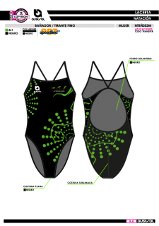 Bañador Tirante Fino - Negro 2