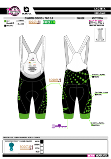 Culotte Corto PRO 3.1 - Verde 2