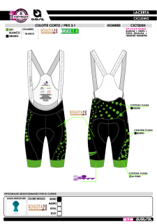 Culotte Corto PRO 3.1 - Verde 2