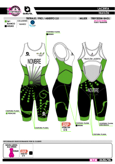 Tritraje PRO abierto 2.0 -... 2