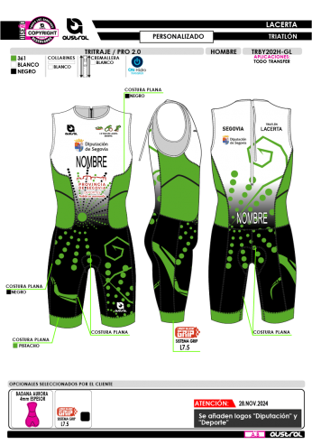 Tritraje PRO 2.0 - Logo Diputación -...