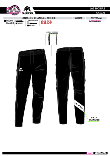 Pant. Chándal PRO 2.0 - Negro 2