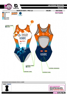 Tritaje body PRO - Marino 2