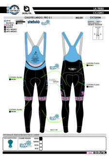 Culotte largo PRO 3.0 - Negro 2