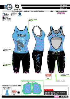 Tritraje PRO abierto larga... 2