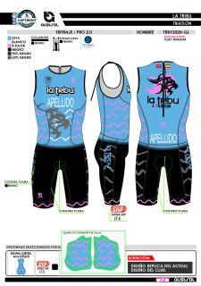 Tritraje PRO 2.0 - Azul 2