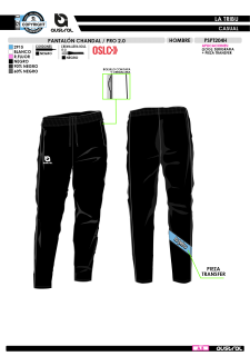 Pant. Chandal PRO 2.0 - Negro 2