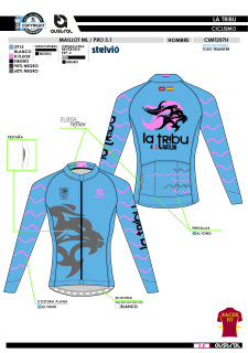 Maillot ML PRO 3.1 - Azul 2